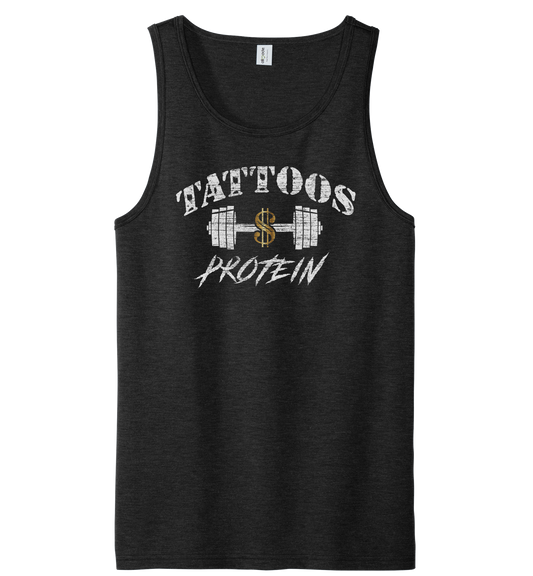 Tattoos & Protein Muscle Tank